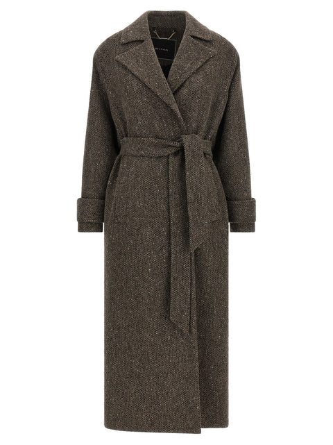 Kiton Chevron Wool Coat