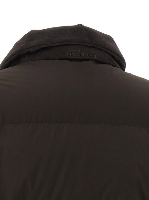 Kiton Drawstring Down Jacket