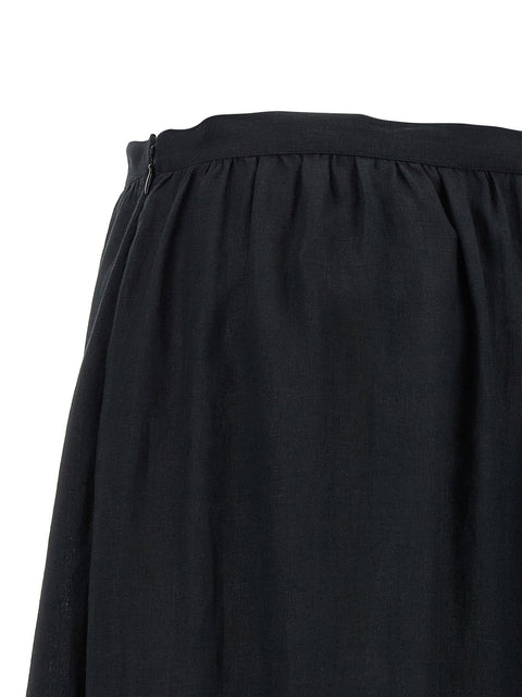 Kiton Fringed Skirt