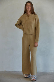 Knit Acrylic Nylon Polyester Sweater Ribbed Round Ne Camel-Sweater-By Together-S-Camel-Urbanheer