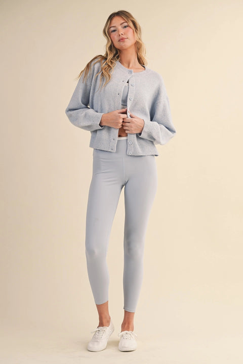Knit Button Up Cardigan Sweater