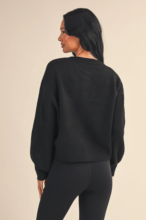 Knit Button Up Cardigan Sweater