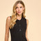 Knit Button Up Front Pockets Vest-Vest-TCEC-S-Black-Urbanheer