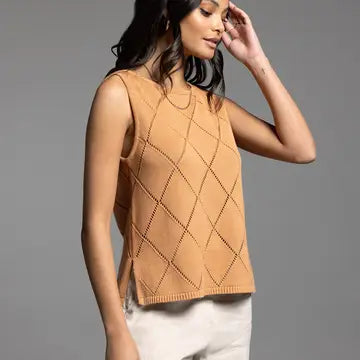 Knit Cotton Tank- Alma Tank