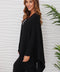 Knit Dolman Open Caradigan - Black
