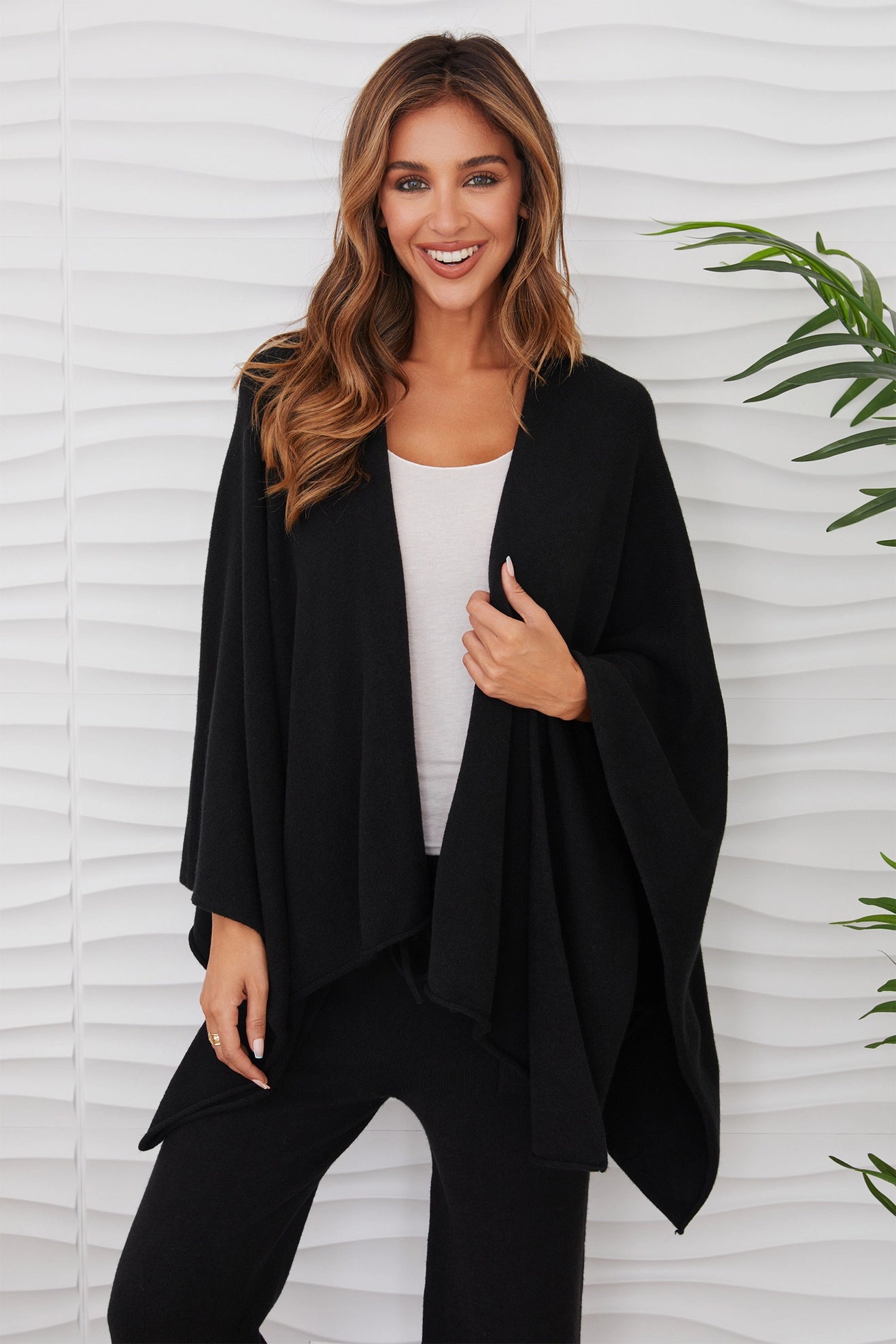 Knit Dolman Open Caradigan