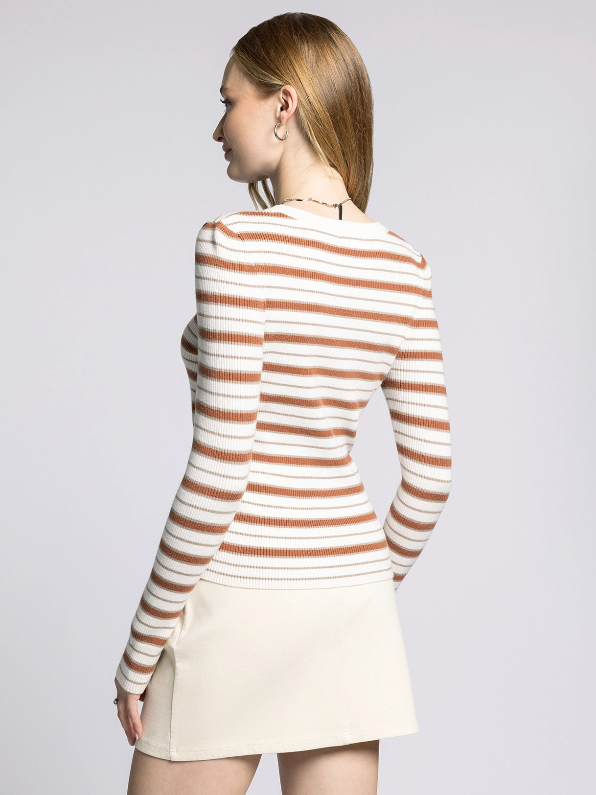 Knit Long Sleeved Sweater - Carmen Sweater