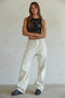 Knit Seamless Jacquard Round Neck Tank Top Black-Tank Top-By Together-S/M-Black-Urbanheer