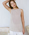 Knit Sweater Ramie Cotton See Through Tank Top Natural-Tank Top-a.ren-S-Natural-Urbanheer