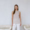 Knit Sweater Ramie Cotton See Through Tank Top Natural-Tank Top-a.ren-S-Natural-Urbanheer