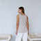Knit Sweater Ramie Cotton See Through Tank Top Natural-Tank Top-a.ren-S-Natural-Urbanheer
