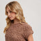 Knit Sweater Short Sleeved Pullover MOCHA-Pullover-Bluivy-S-MOCHA-Urbanheer
