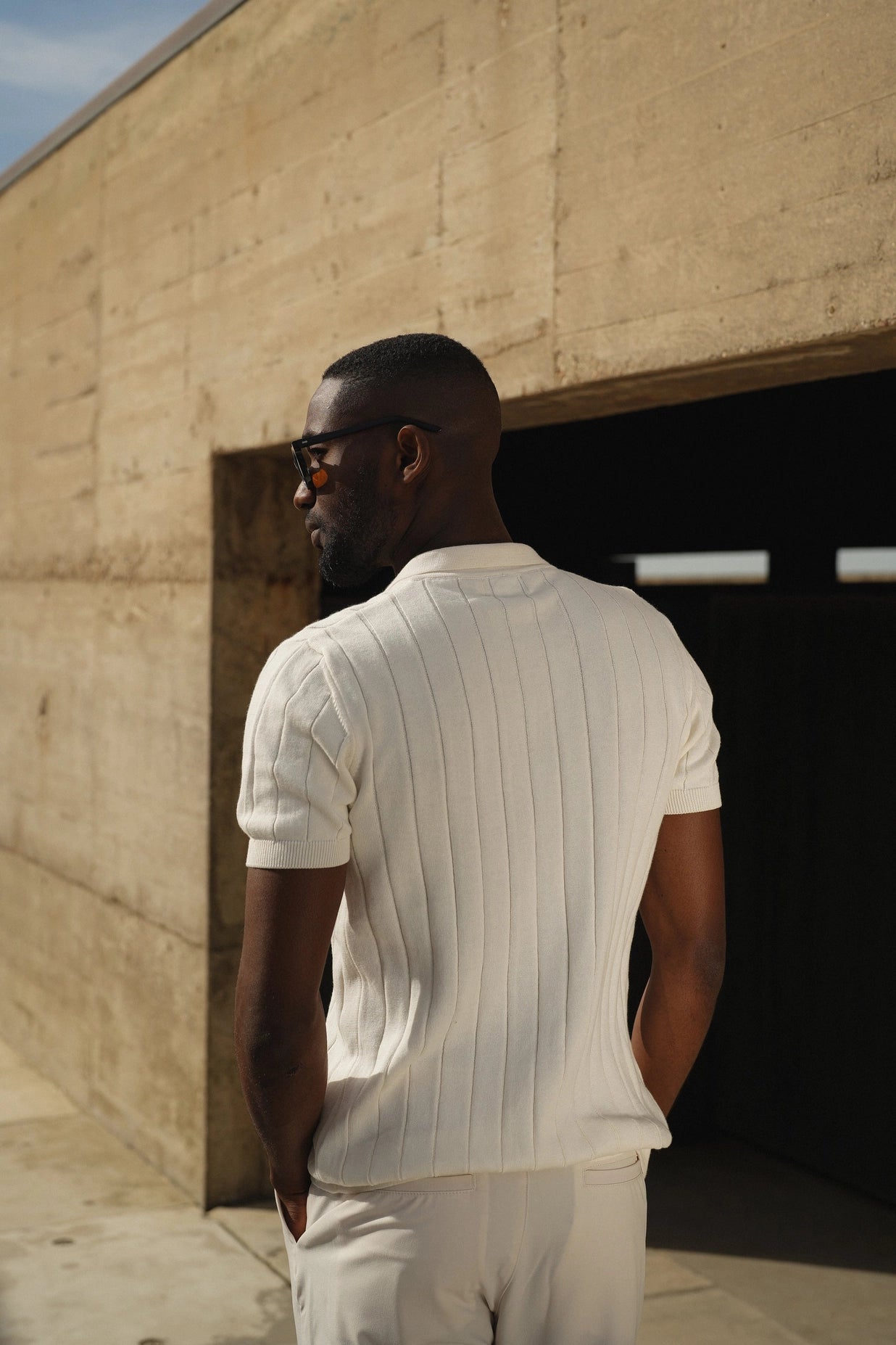 Knitted Cuban Necklace Pearl Shirt-Clothing - Men-Donato-S-Urbanheer