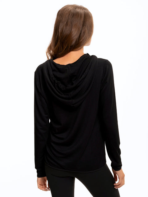 Kyanna FeatherLoop Half Zip Hoodie