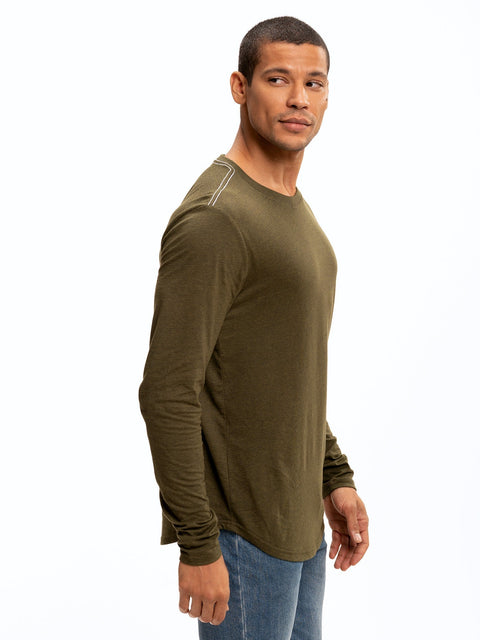 Kye Triblend Long Sleeve Crew