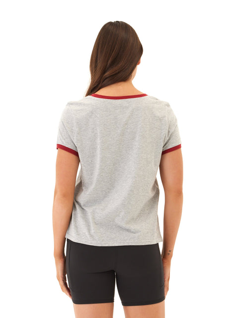 Kylah Comfort Jersey Ringer Tee