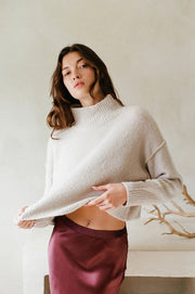 Kylie Sweater Pullover Light Taupe-Pullover-By Together-S-Urbanheer
