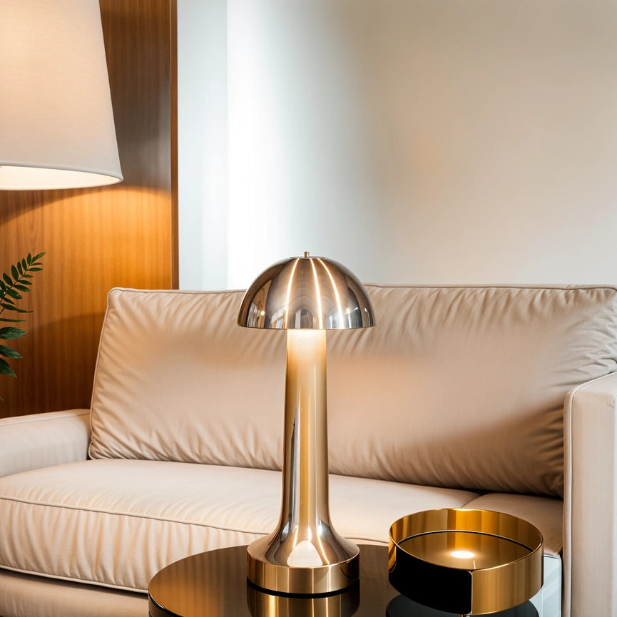 Kyoto Table Lamp-Table Lamp-NUMI Lamps-Gold-Urbanheer