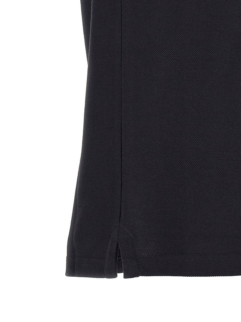 Moncler Tricolor Trim Polo Shirt