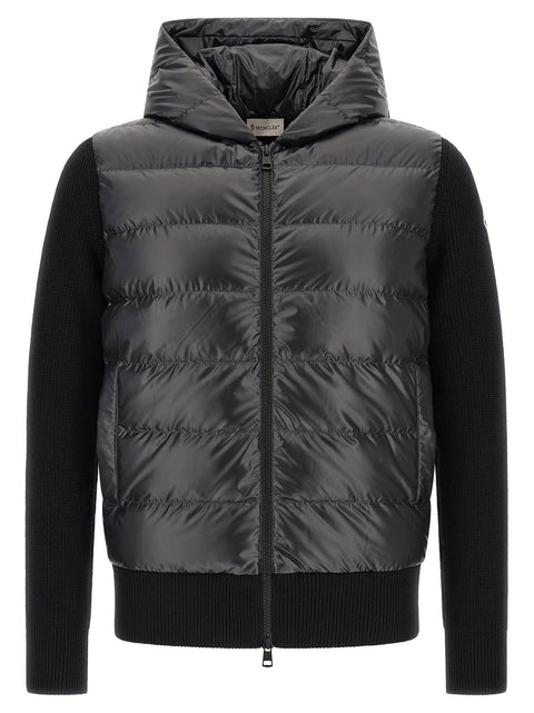 Moncler Padded Cardigan With Hood