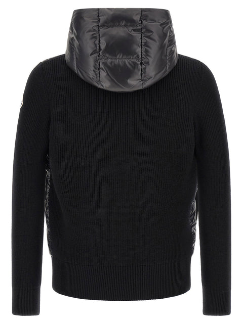 Moncler Padded Cardigan With Hood