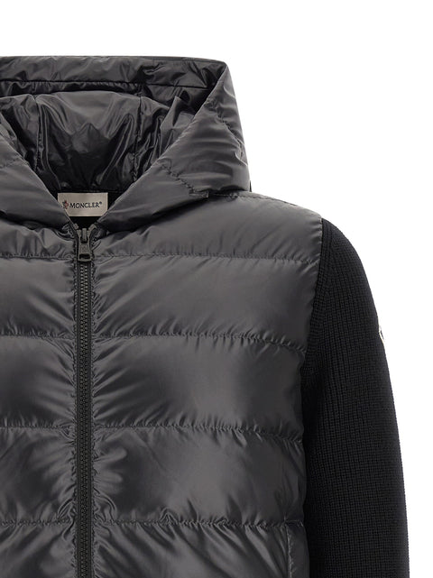 Moncler Padded Cardigan With Hood