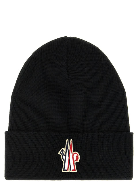 Moncler Grenoble Logo Patch Beanie