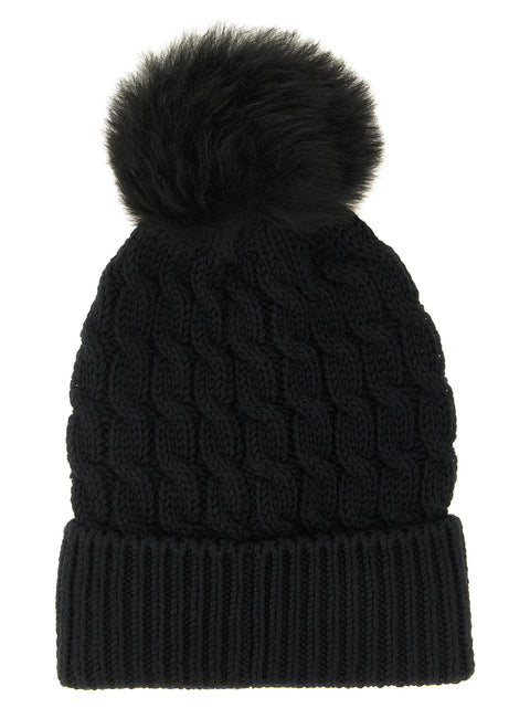 Moncler Grenoble Wool Beanie With Pon-pon