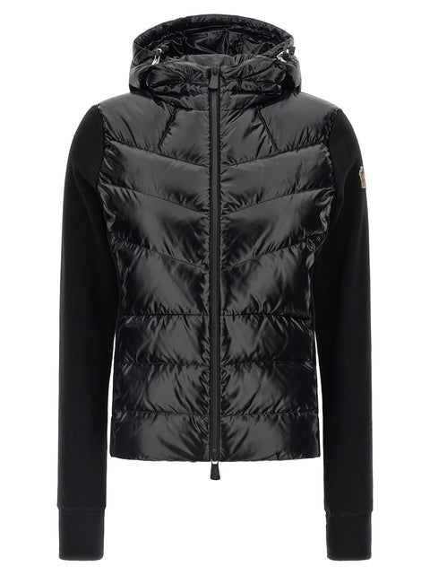 Moncler Grenoble Padded Cardigan With Hood And Zip