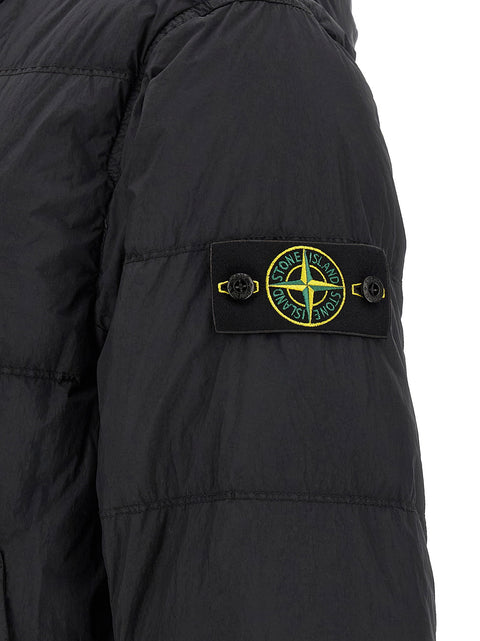 Stone Island Ruffled Effect Down Jacket