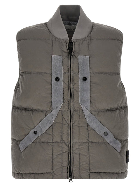 Stone Island Crinkled Effect Vest
