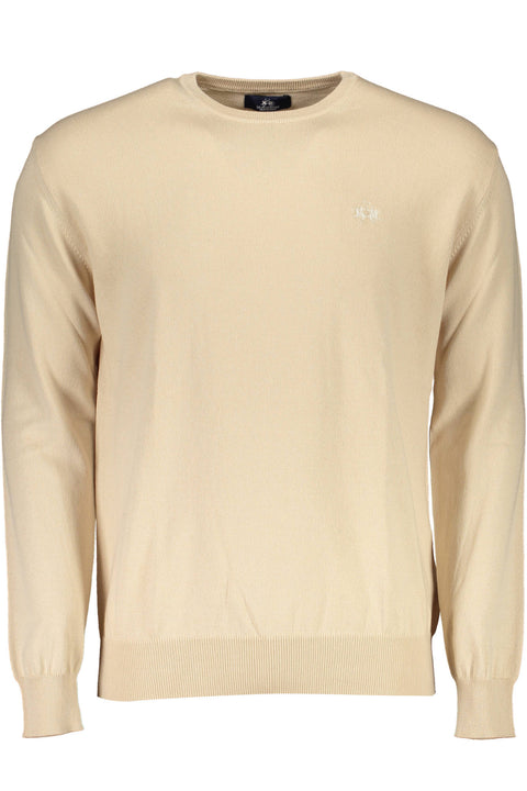 LA MARTINA BEIGE MEN'S SWEATER-Maglie-LA MARTINA-BEIGE-M-Urbanheer