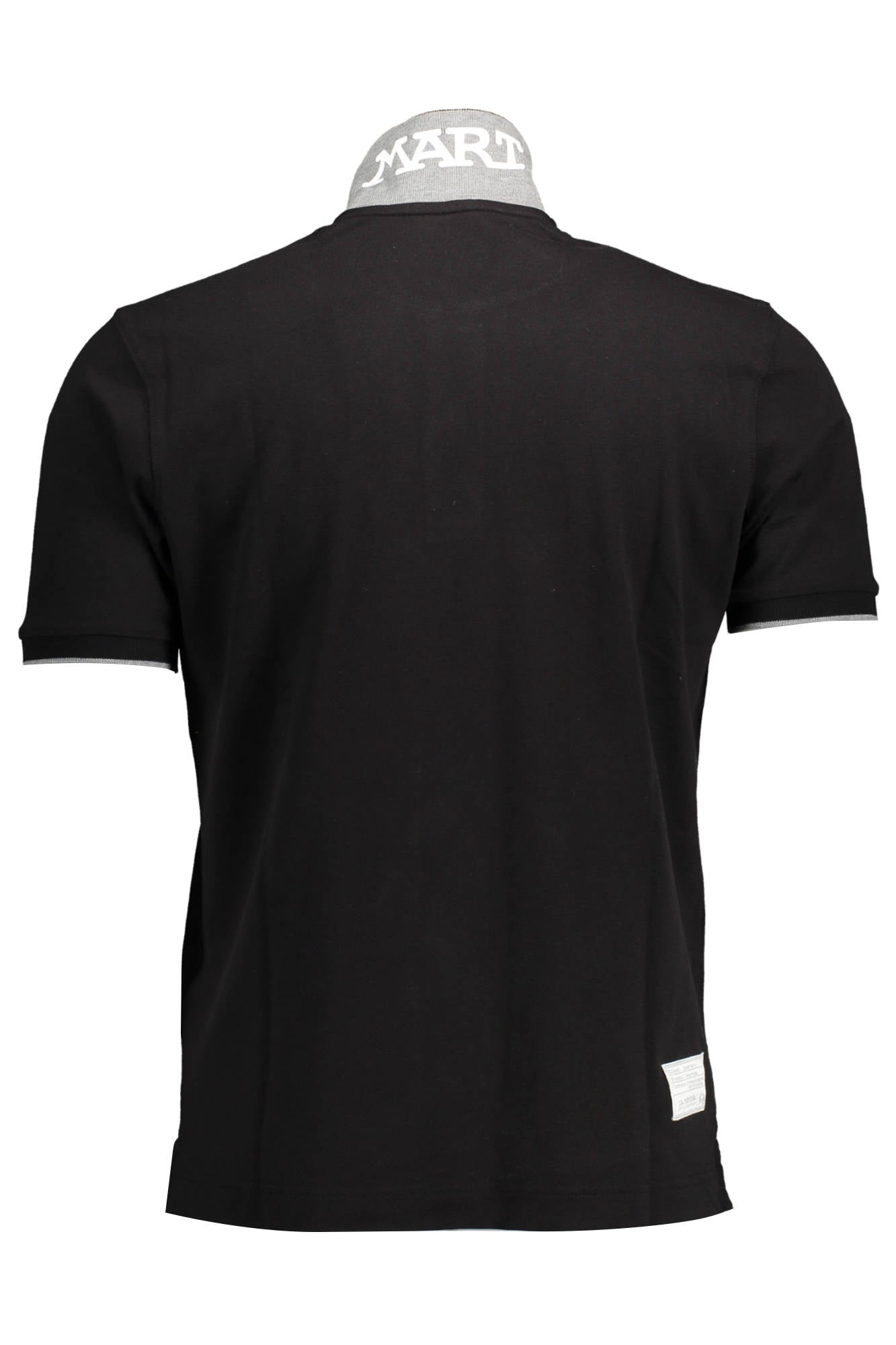 La Martina Men'S Black Short Sleeved Polo Shirt-Polo-LA MARTINA-BLACK-S-Urbanheer