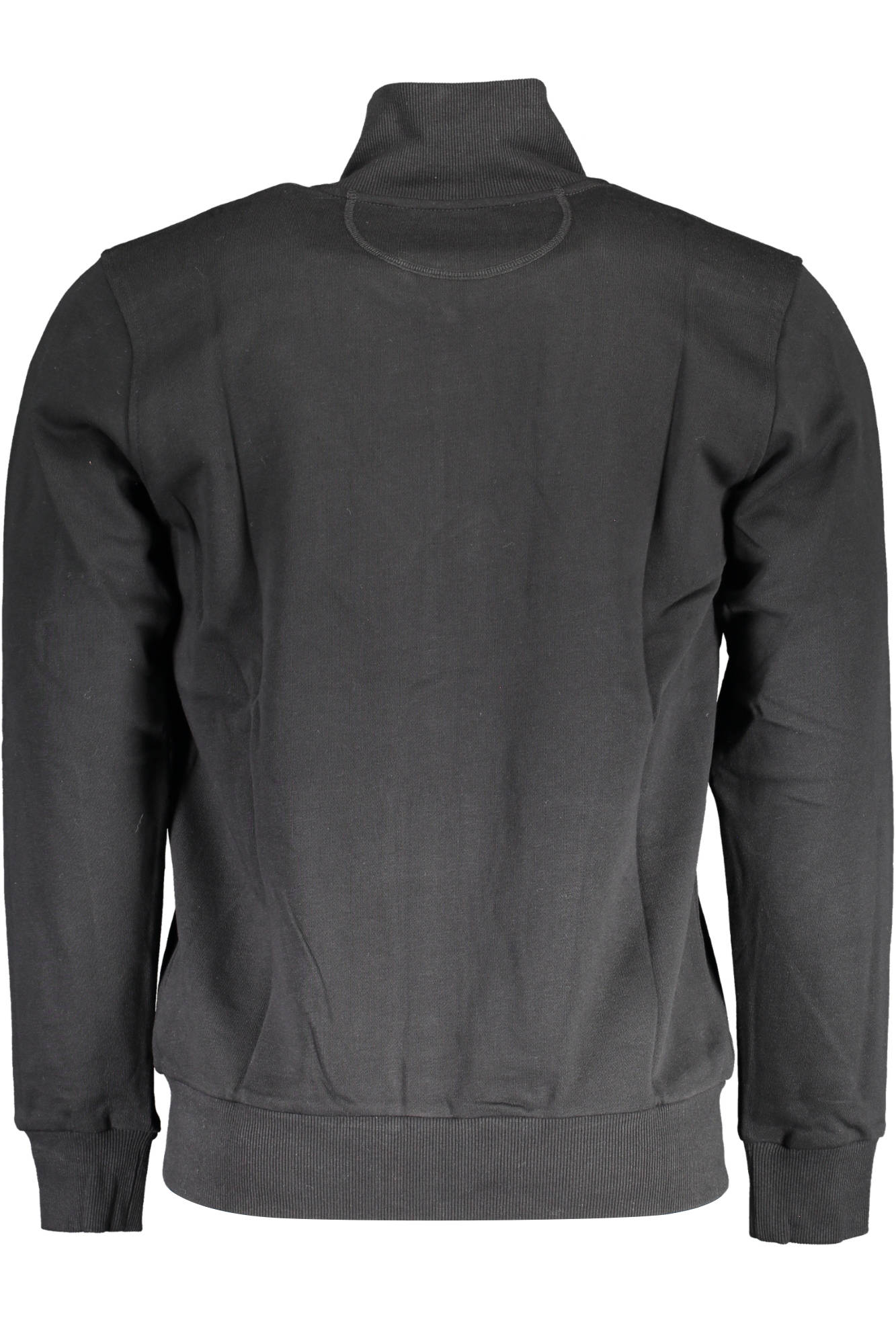 LA MARTINA MEN'S BLACK ZIPPED SWEATSHIRT-Felpe-LA MARTINA-BLACK-S-Urbanheer