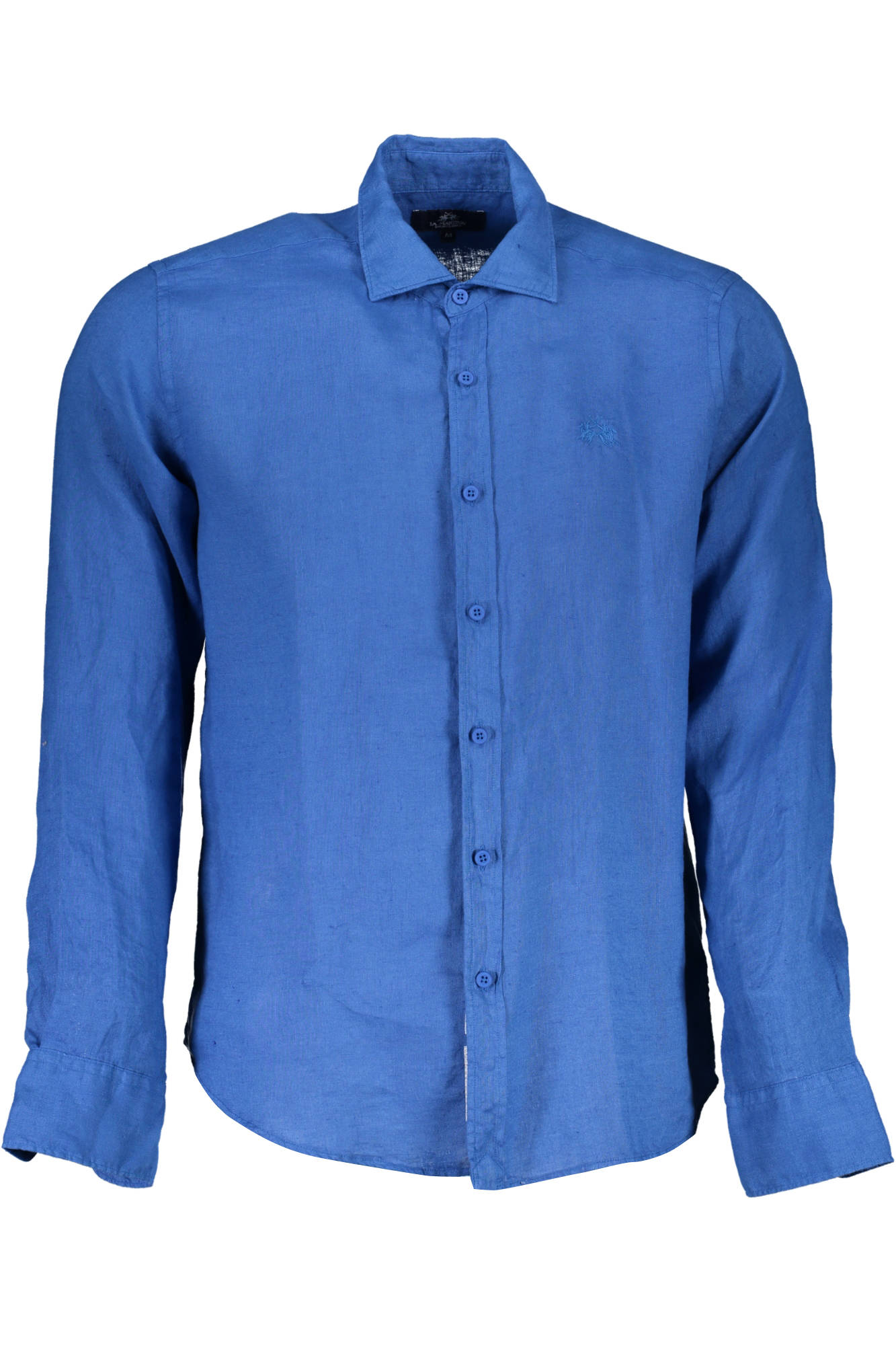 LA MARTINA MEN'S BLUE LONG SLEEVE SHIRT-Camicie-LA MARTINA-BLUE-S-Urbanheer