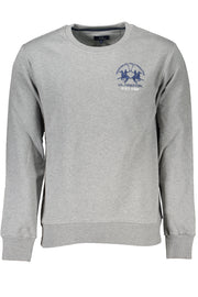 LA MARTINA MEN'S GRAY ZIPLESS SWEATSHIRT-Felpe-LA MARTINA-GREY-S-Urbanheer