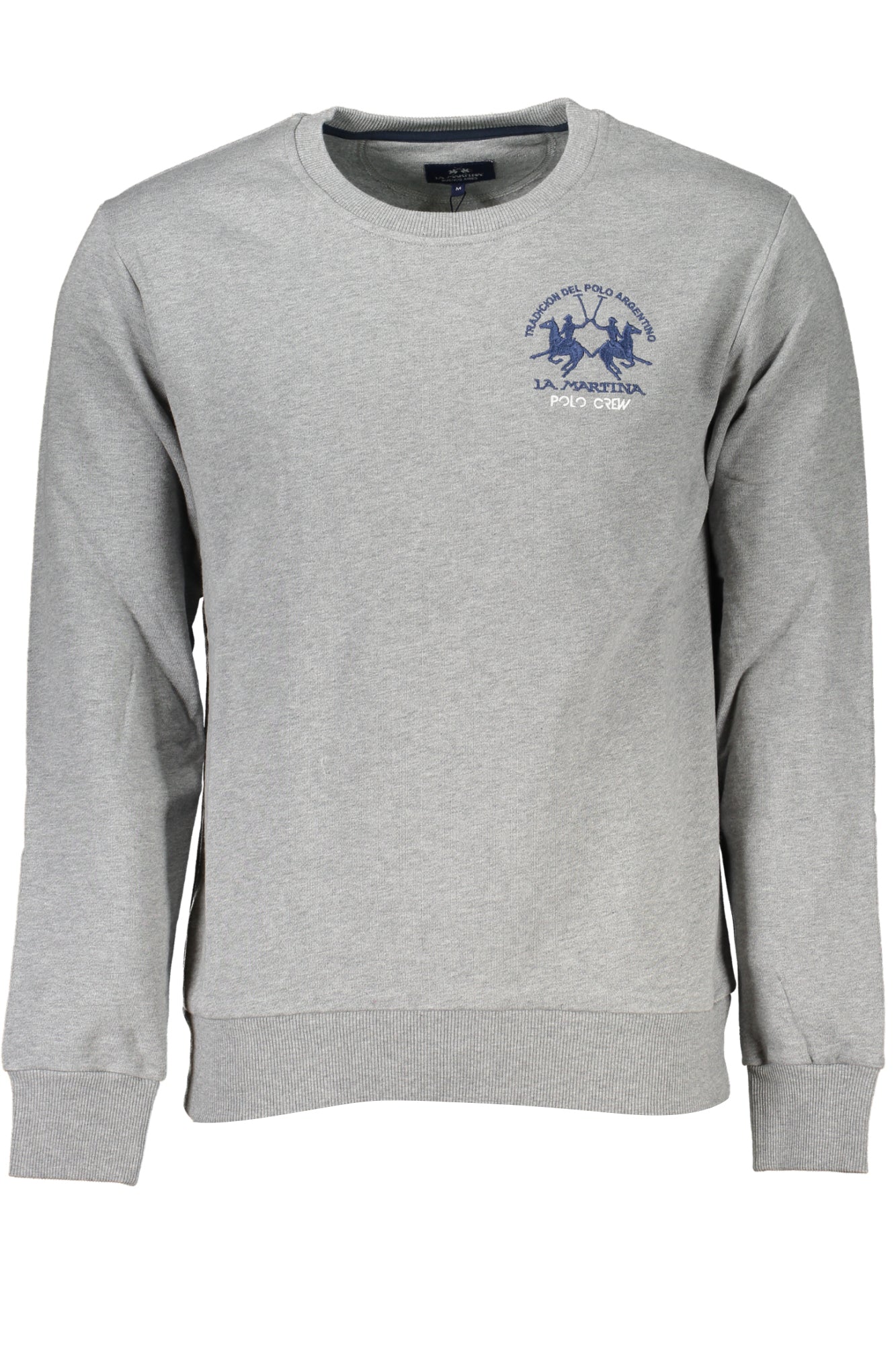 LA MARTINA MEN'S GRAY ZIPLESS SWEATSHIRT-Felpe-LA MARTINA-GREY-S-Urbanheer