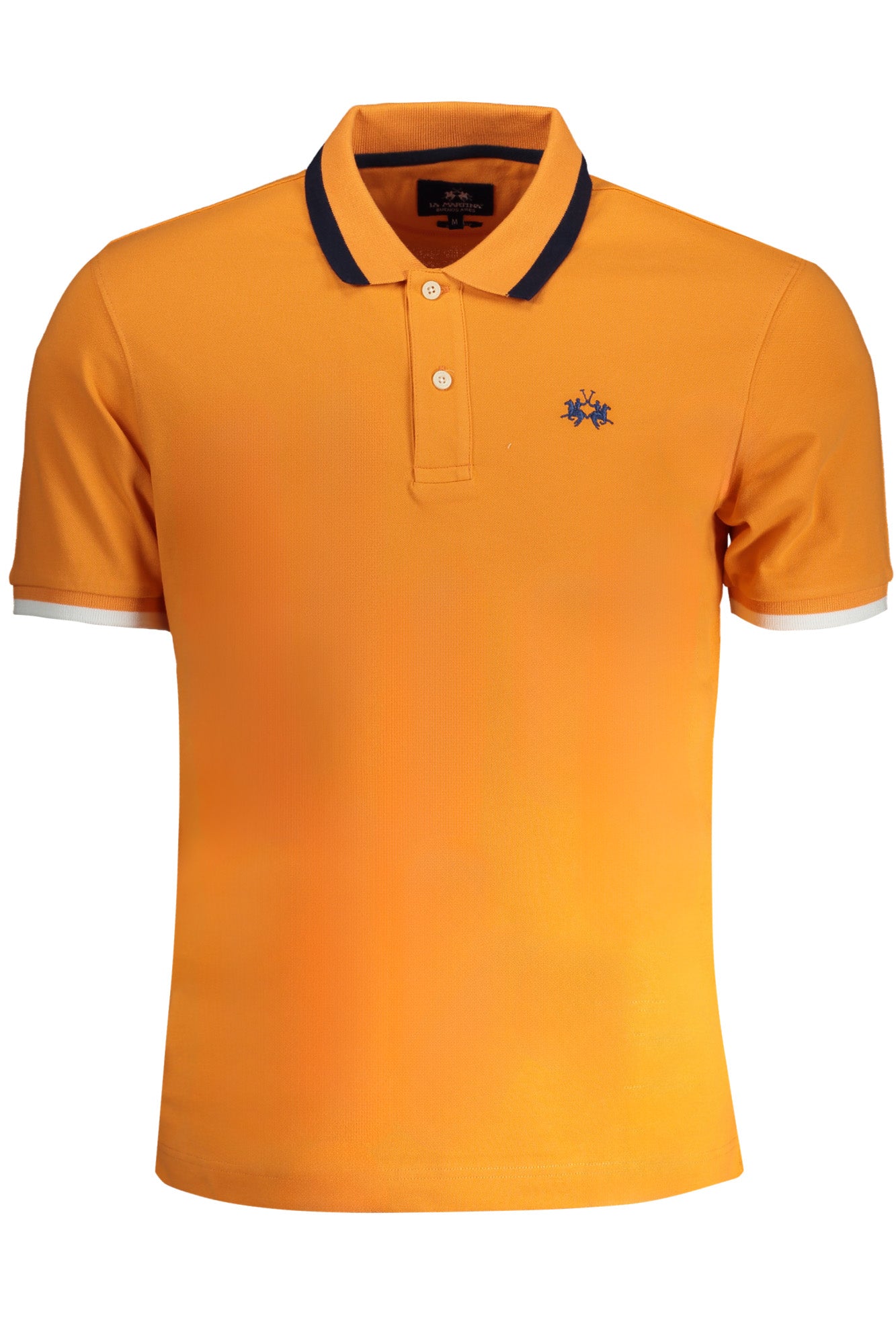 LA MARTINA MEN'S ORANGE SHORT SLEEVED POLO SHIRT-Polo-LA MARTINA-ORANGE-S-Urbanheer