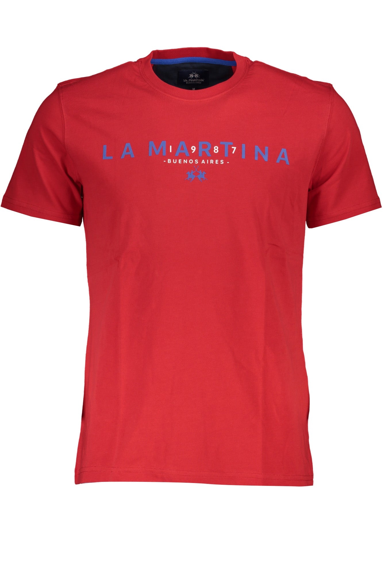 La Martina Men'S Short Sleeve T-Shirt Red-T-Shirt-LA MARTINA-RED-L-Urbanheer