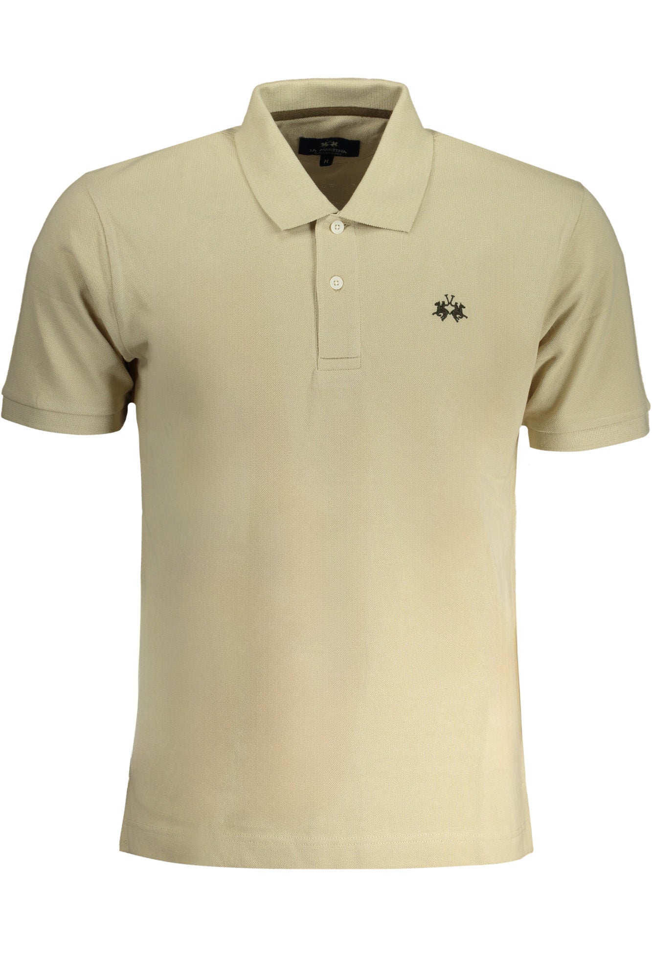 LA MARTINA MEN'S SHORT SLEEVED POLO SHIRT BEIGE-Polo-LA MARTINA-BEIGE-S-Urbanheer