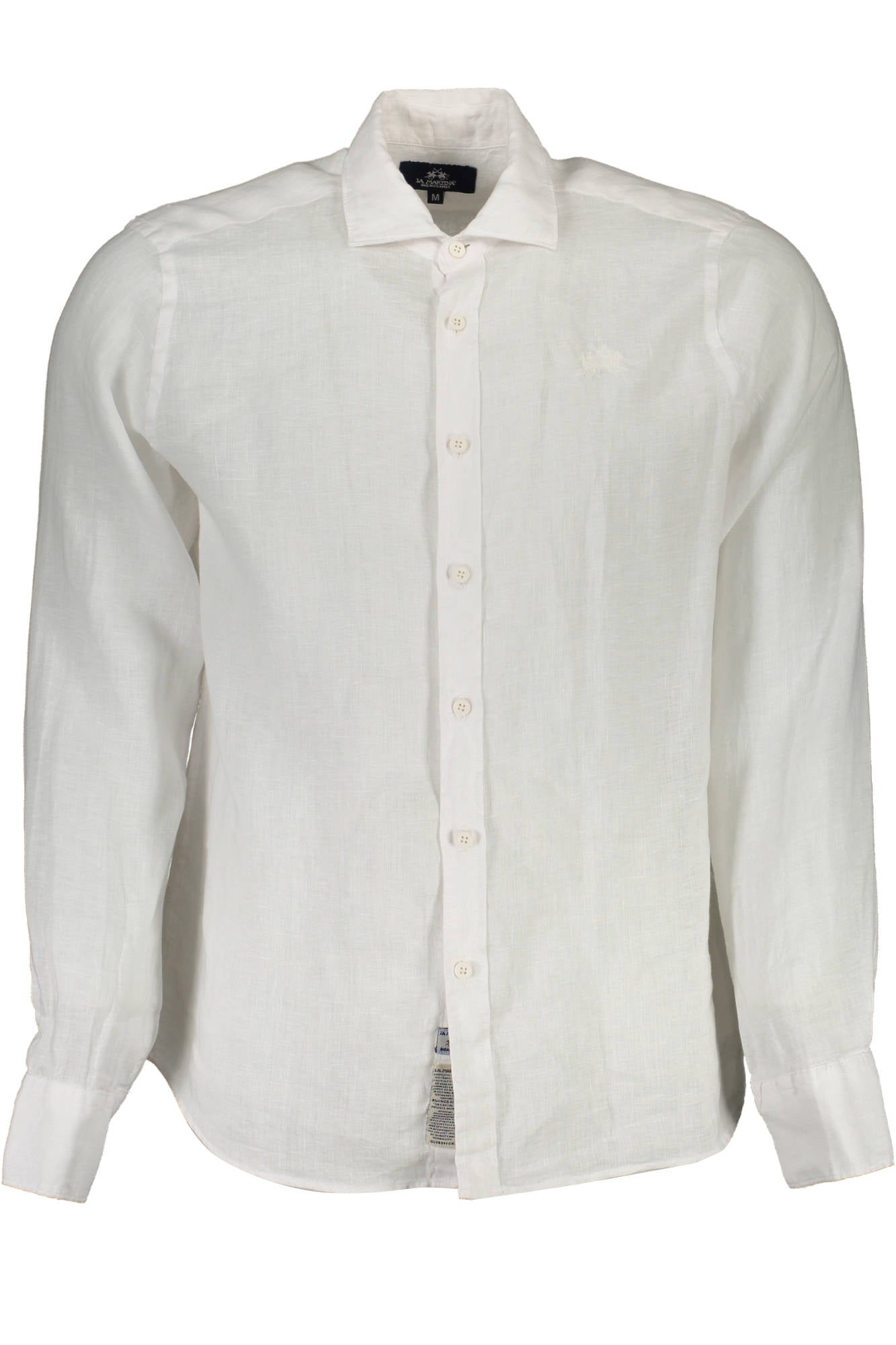 LA MARTINA MEN'S WHITE LONG SLEEVE SHIRT-Camicie-LA MARTINA-WHITE-S-Urbanheer
