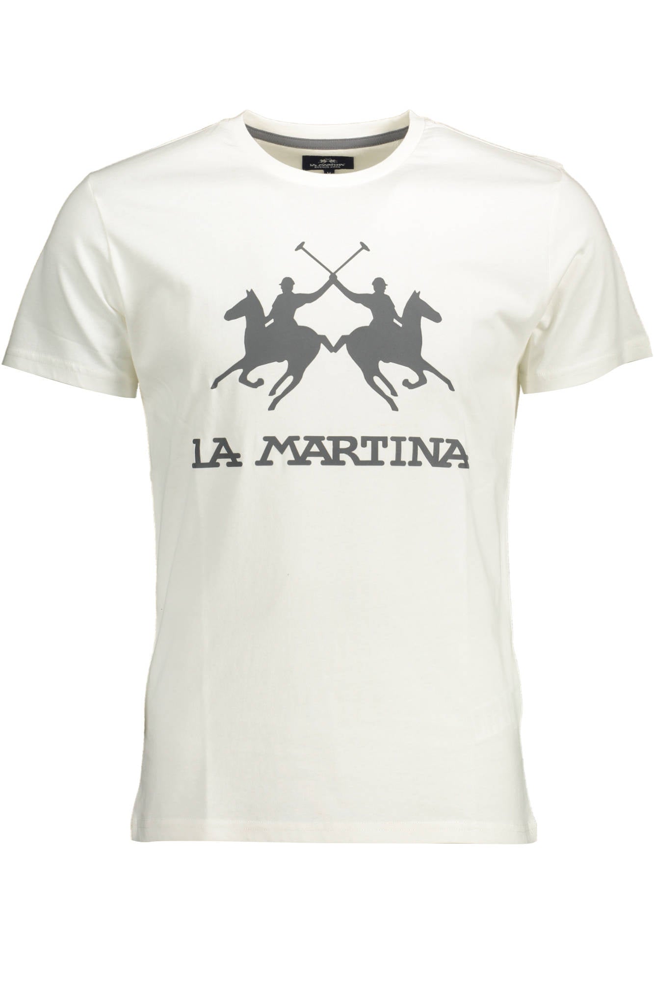 La Martina Men'S White Short Sleeve T-Shirt-T-Shirt-LA MARTINA-WHITE-M-Urbanheer