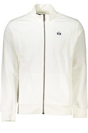 LA MARTINA MEN'S WHITE ZIP SWEATSHIRT-Felpe-LA MARTINA-WHITE-S-Urbanheer