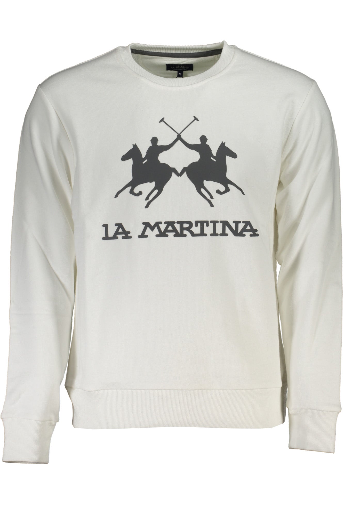 LA MARTINA MEN'S WHITE ZIPLESS SWEATSHIRT-Felpe-LA MARTINA-WHITE-XL-Urbanheer