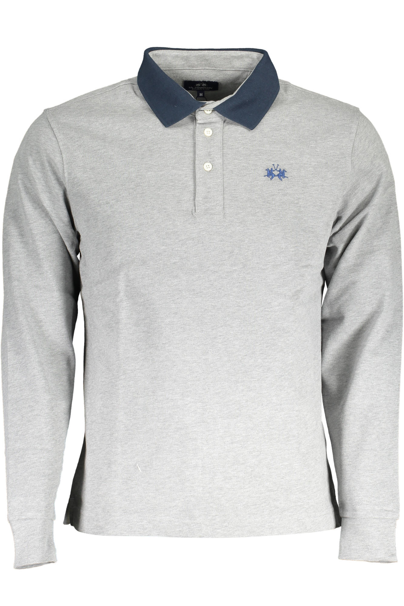 LA MARTINA POLO LONG SLEEVE MAN GRAY-Polo-LA MARTINA-GREY-L-Urbanheer