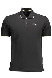 LA MARTINA POLO SHORT SLEEVE MAN BLACK-Polo-LA MARTINA-BLACK-M-Urbanheer