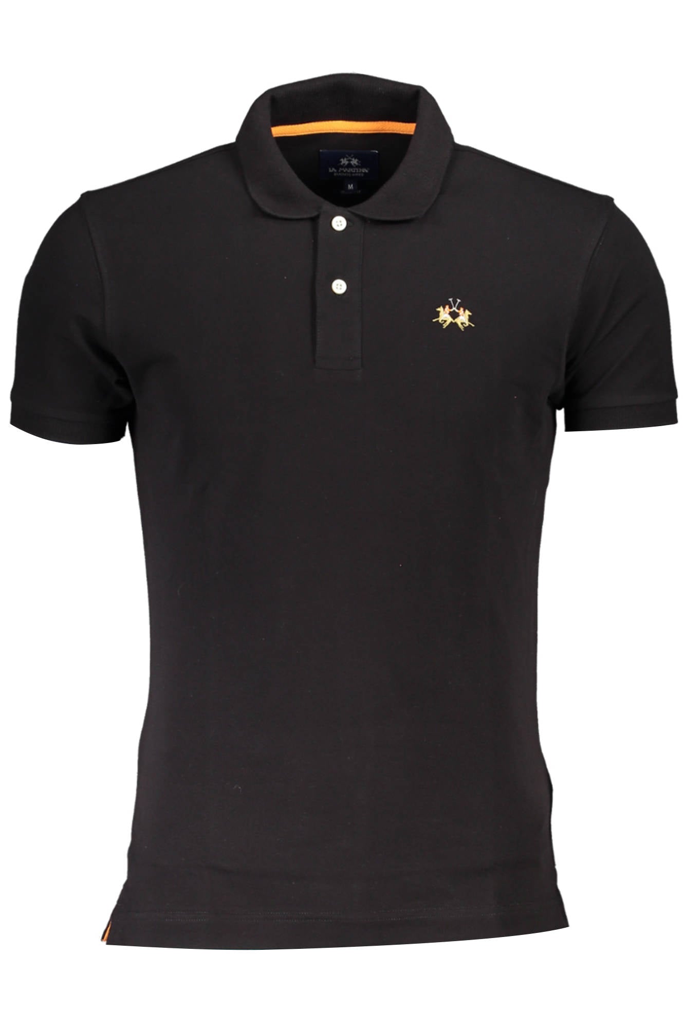 LA MARTINA POLO SHORT SLEEVE MAN BLACK-Polo-LA MARTINA-BLACK-M-Urbanheer
