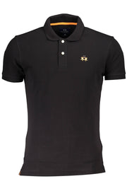 LA MARTINA POLO SHORT SLEEVE MAN BLACK-Polo-LA MARTINA-BLACK-M-Urbanheer