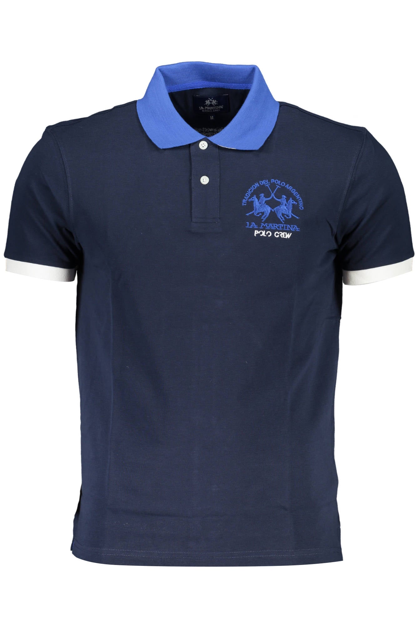 LA MARTINA POLO SHORT SLEEVE MAN BLUE-Polo-LA MARTINA-BLUE-S-Urbanheer