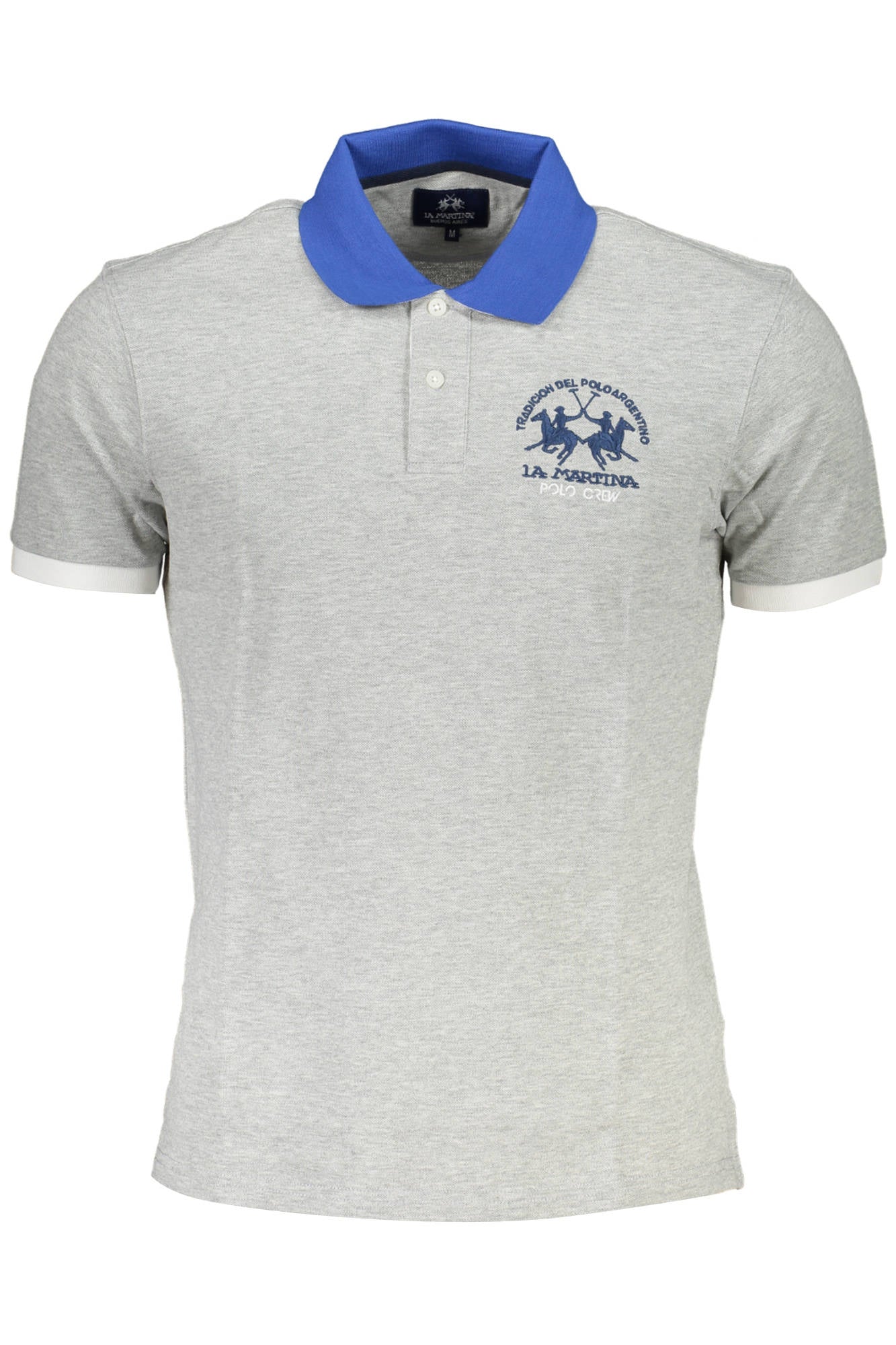LA MARTINA POLO SHORT SLEEVE MAN GRAY-Polo-LA MARTINA-GREY-S-Urbanheer